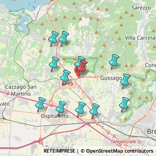 Mappa SP 19, 25050 Rodengo-Saiano BS, Italia (3.76)