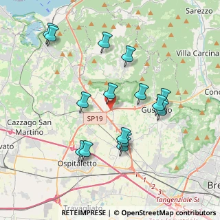 Mappa SP 19, 25050 Rodengo-Saiano BS, Italia (3.85667)