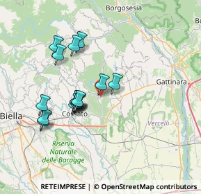 Mappa Masserano Via Brusnengo Cimitero, 13866 Masserano BI, Italia (6.36267)