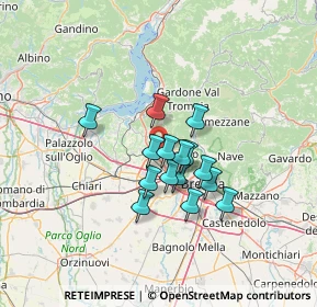 Mappa 25050 Rodengo-saiano BS, Italia (9.47267)