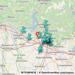 Mappa 25050 Rodengo-saiano BS, Italia (9.975)