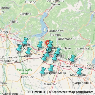 Mappa 25050 Rodengo-saiano BS, Italia (13.83667)