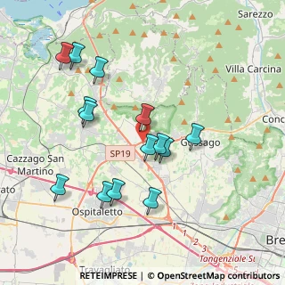 Mappa 25050 Rodengo-saiano BS, Italia (3.71929)