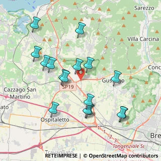 Mappa 25050 Rodengo-saiano BS, Italia (3.93063)