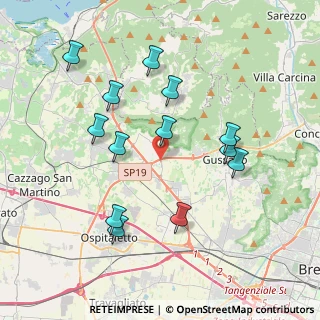 Mappa 25050 Rodengo-saiano BS, Italia (3.83308)