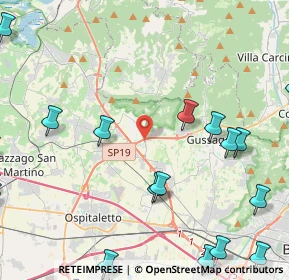 Mappa 25050 Rodengo-saiano BS, Italia (6.5655)