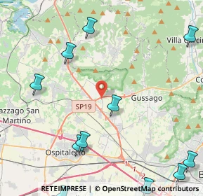 Mappa 25050 Rodengo-saiano BS, Italia (6.52)