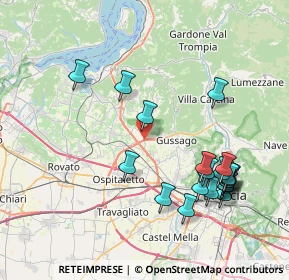 Mappa 25050 Rodengo-saiano BS, Italia (8.5955)