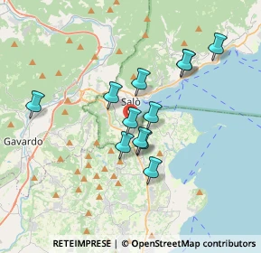 Mappa Via Zette, 25087 Salò BS, Italia (2.9)