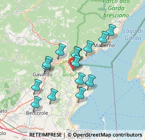 Mappa Via Zette, 25087 Salò BS, Italia (5.926)