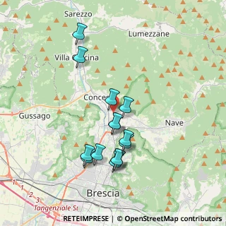 Mappa Via G.Rossini, 25062 Concesio BS, Italia (3.42571)
