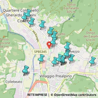 Mappa Via G.Rossini, 25062 Concesio BS, Italia (1.009)