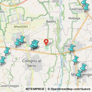 Mappa Via del Casale, 24055 Cologno al serio BG, Italia (3.02643)