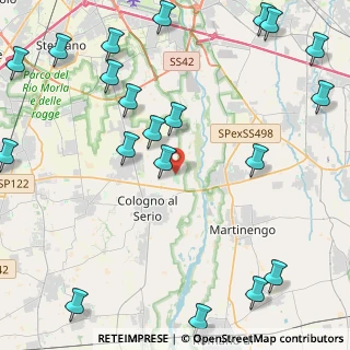 Mappa Via del Casale, 24055 Cologno al serio BG, Italia (6.1135)