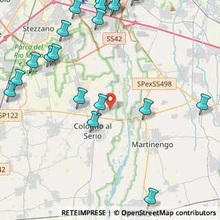 Mappa Via del Casale, 24055 Cologno al serio BG, Italia (6.2015)