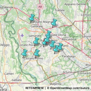 Mappa Via del Lavoro, 21052 Busto Arsizio VA, Italia (4.88909)