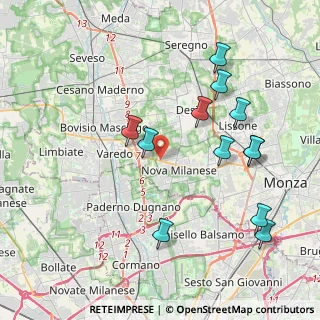 Mappa Via A. Locatelli, 20054 Nova Milanese MB, Italia (4.21917)