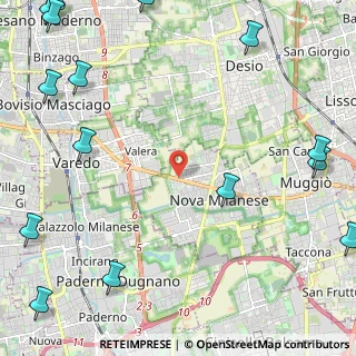 Mappa Via A. Locatelli, 20054 Nova Milanese MB, Italia (3.69733)