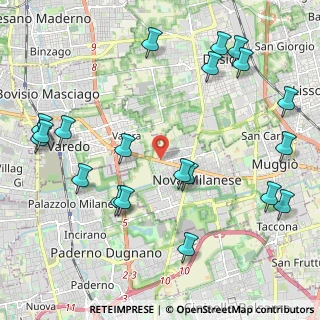 Mappa Via A. Locatelli, 20054 Nova Milanese MB, Italia (2.6205)
