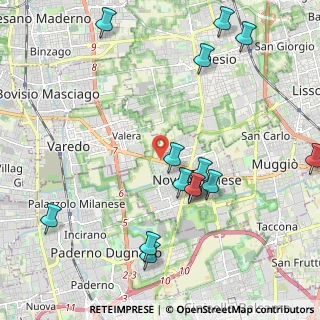 Mappa Via A. Locatelli, 20054 Nova Milanese MB, Italia (2.366)