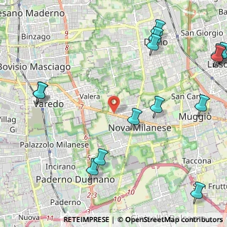 Mappa Via A. Locatelli, 20054 Nova Milanese MB, Italia (3.02071)