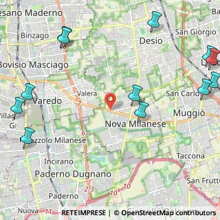 Mappa Via A. Locatelli, 20054 Nova Milanese MB, Italia (3.16583)