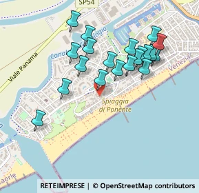 Mappa Viale Amerigo Vespucci, 30021 Caorle VE, Italia (0.4465)