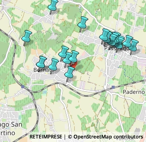 Mappa Via Caduti di Cefalonia, 25046 Cazzago San Martino BS, Italia (0.986)