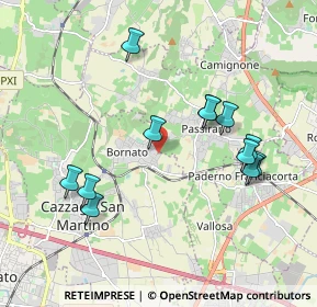 Mappa Via Caduti di Cefalonia, 25046 Cazzago San Martino BS, Italia (1.89833)