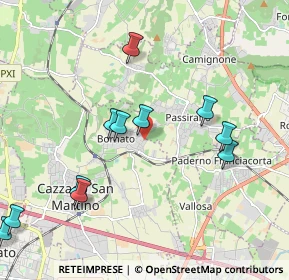 Mappa Via Caduti di Cefalonia, 25046 Cazzago San Martino BS, Italia (2.22364)