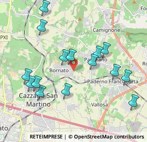 Mappa Via Caduti di Cefalonia, 25046 Cazzago San Martino BS, Italia (2.06733)