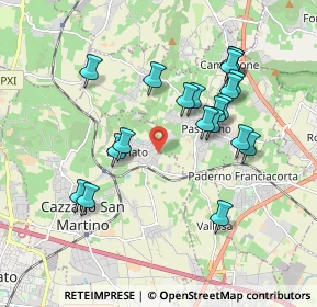 Mappa Via Caduti di Cefalonia, 25046 Cazzago San Martino BS, Italia (1.795)