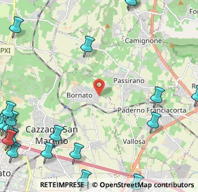 Mappa Via Caduti di Cefalonia, 25046 Cazzago San Martino BS, Italia (3.53)