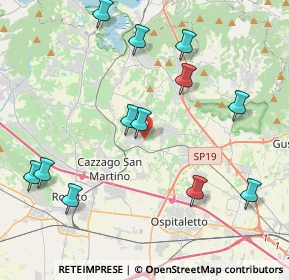 Mappa Via Caduti di Cefalonia, 25046 Cazzago San Martino BS, Italia (4.56167)