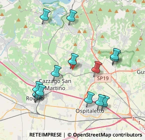 Mappa Via Caduti di Cefalonia, 25046 Cazzago San Martino BS, Italia (4.24571)