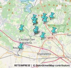 Mappa Via Caduti di Cefalonia, 25046 Cazzago San Martino BS, Italia (2.65)