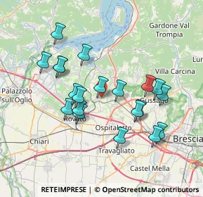 Mappa Via Caduti di Cefalonia, 25046 Cazzago San Martino BS, Italia (6.8435)