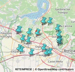 Mappa Via Caduti di Cefalonia, 25046 Cazzago San Martino BS, Italia (7.492)