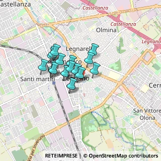 Mappa Via Gilardelli Monsignor Eugenio, 20025 Legnano MI, Italia (0.561)