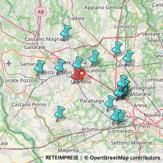 Mappa Via Gilardelli Monsignor Eugenio, 20025 Legnano MI, Italia (8.01632)