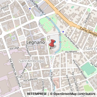 Mappa Via Monsignor Eugenio Gilardelli, 9, 20025 Legnano, Milano (Lombardia)