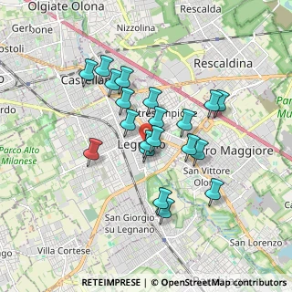 Mappa Via Gilardelli Monsignor Eugenio, 20025 Legnano MI, Italia (1.4665)