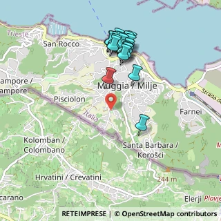 Mappa Stadio Comunale Zaccaria, 34015 Muggia TS, Italia (0.9915)