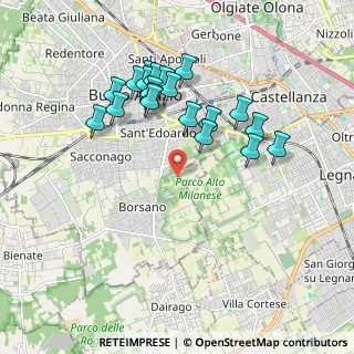 Mappa Via Guerrini Olindo, 21052 Busto Arsizio VA, Italia (1.806)