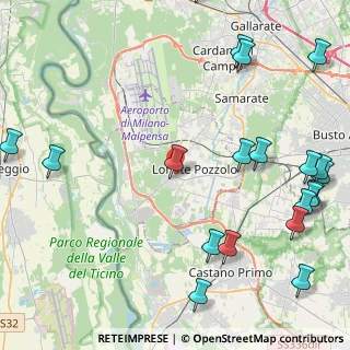 Mappa Via Vittorio Veneto, 21015 Lonate Pozzolo VA, Italia (6.0985)