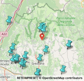 Mappa Via Fior di Loto, 37021 Bosco Chiesanuova VR, Italia (10.7125)