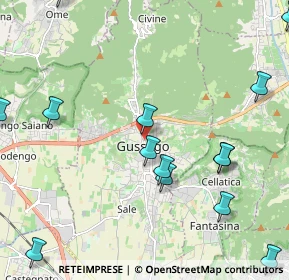 Mappa Via Don G. B. Mingotti, 25064 Gussago BS, Italia (3.01625)