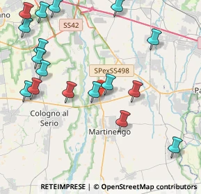 Mappa 24050 Ghisalba BG, Italia (5.03294)