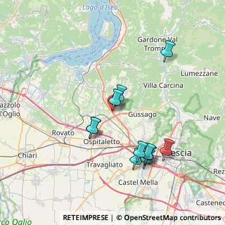 Mappa Traversa Prima di Via Paderno, 25050 Rodengo-Saiano BS, Italia (7.30364)