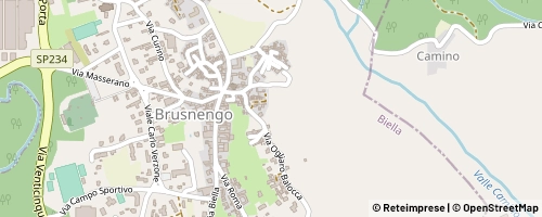 Mappa Brusnengo